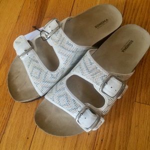 NIB Studded Buckle Sandals Sz 9.5